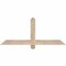 Ekena Millwork Eugene Smooth Timber Gable Bracket, Douglas Fir, 48"W x 20"H x 1 1/2"D x 3 1/2"F, 10/12 Pitch GBW048X20X0204EUG00SDF - alternate 1